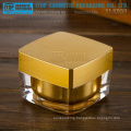 YJ-KD Series 15g 30g 50g octagonal square cosmetic acrylic jar